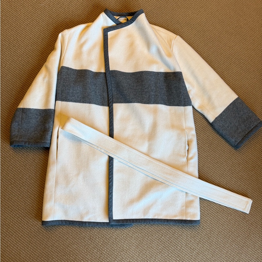 Club Monaco Two-Tone Beautiful Wool Coat